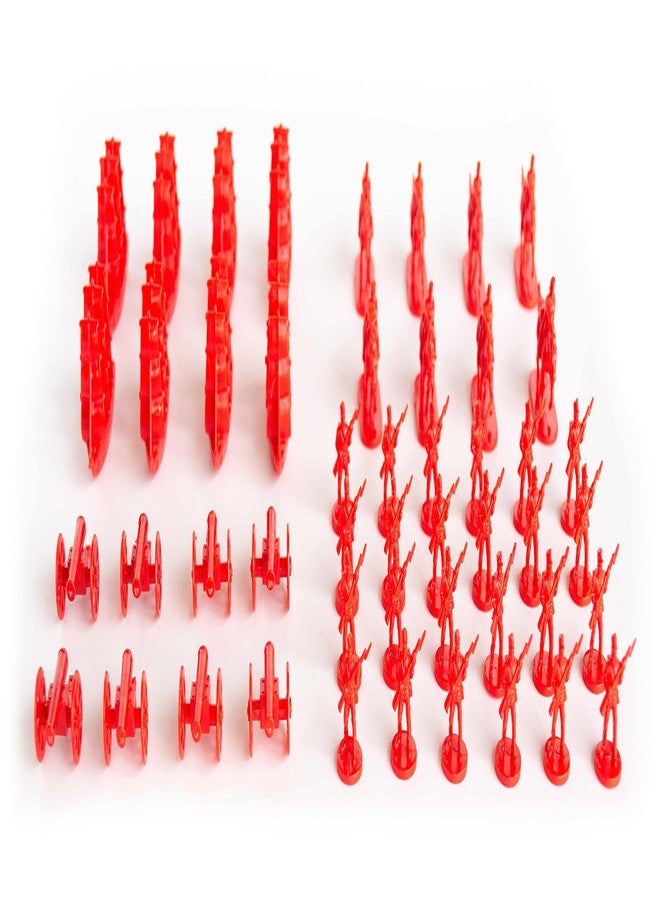 Morrison Games Napoleonic & Civil War Military Miniatures (Red): Plastic Toy Soldiers Set: Infantry, Cavalry, Artillery, Ships - Image 3